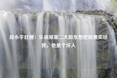 段永平吐槽：乐视原第二大股东想把股票卖给我，他是个坏人